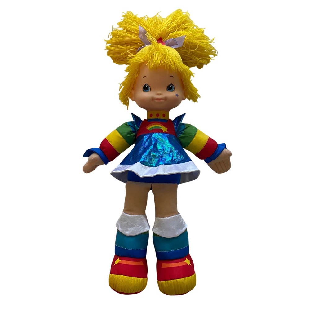 Hallmark Rainbow Brite Plush Doll Large Multicolor 19" Nostalgic 80s Retro Toy